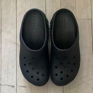 Sleek Black Crocs Footwear